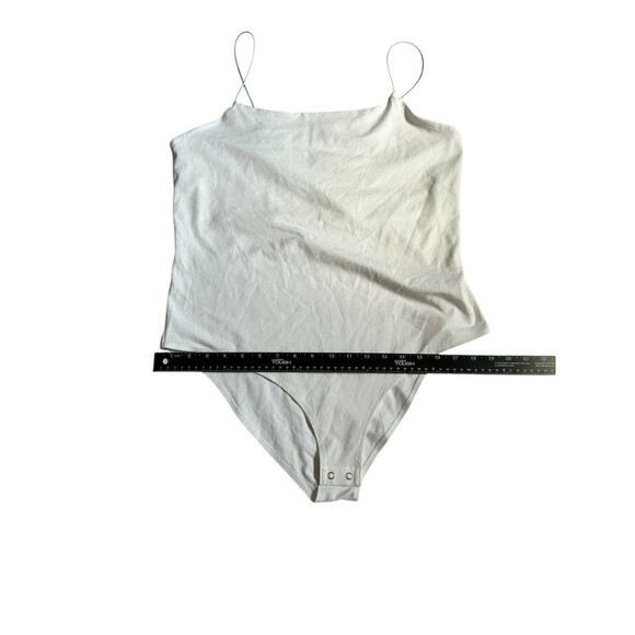Wild Fable White Spaghetti Strap Bodysuit Women's Size XXL NWOT - Picture 5 of 7